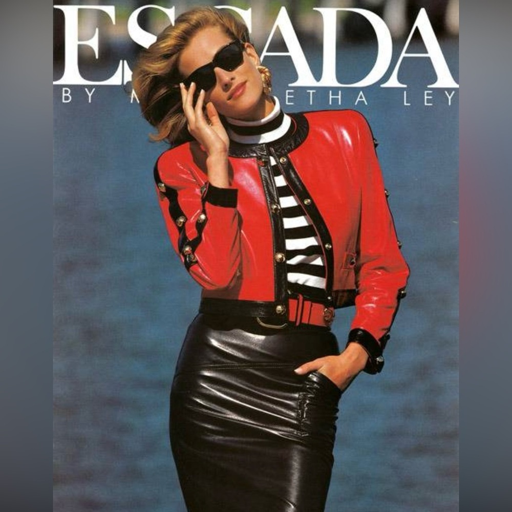 Escada leather jacket - Picture 14 of 16